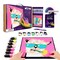 OKTO | DIY 3D Creative Air Dry Clay Kit | Kids Painting by Numbers Coloring Set | LAMA | Frame 11.4x11.4 in